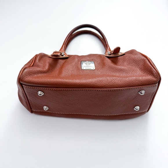 Medici Brown Pebbled Leather Shoulder Bag - Picture 2 of 7